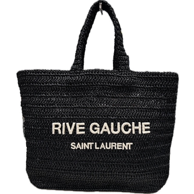 Saint Laurent Raffia Rive Gauche Tote