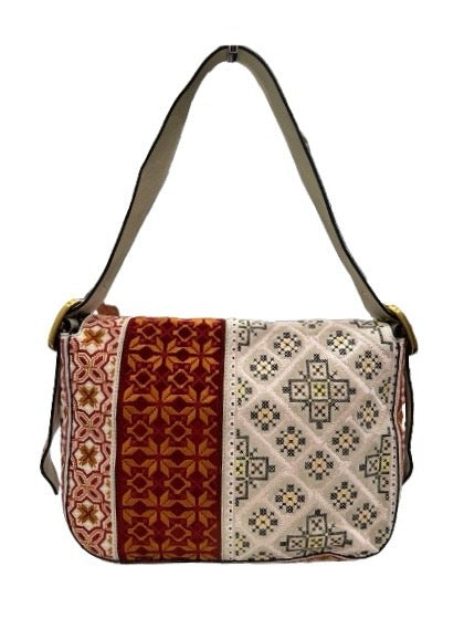 Tory Burch Tapestry Sawyer Handbag