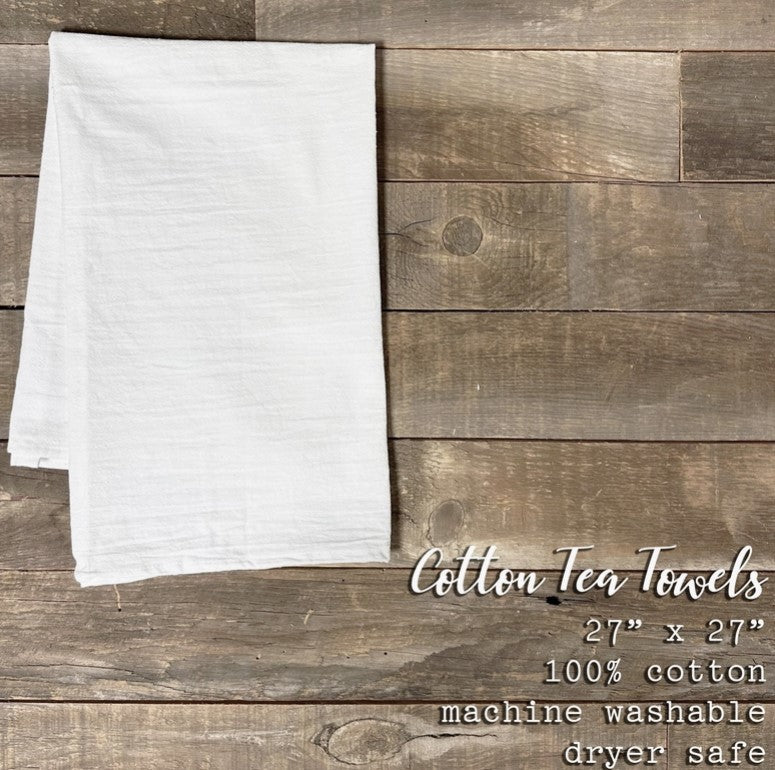 Lavender Bike Tea Towel