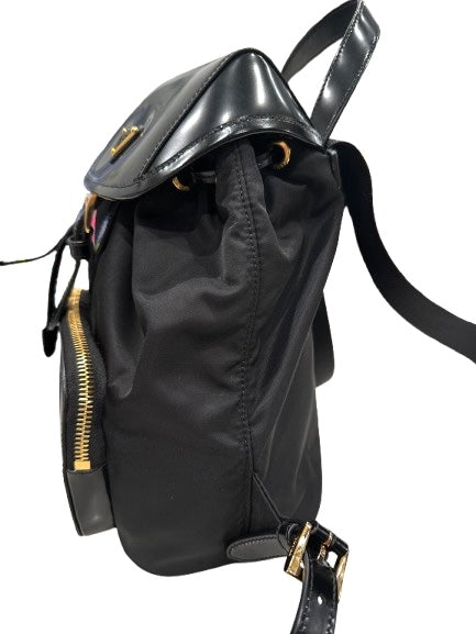 Prada Re-Nylon and Brushed Leather Backpack