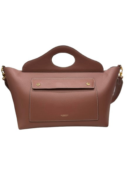 Burberry Soft Pocket Leather Tote