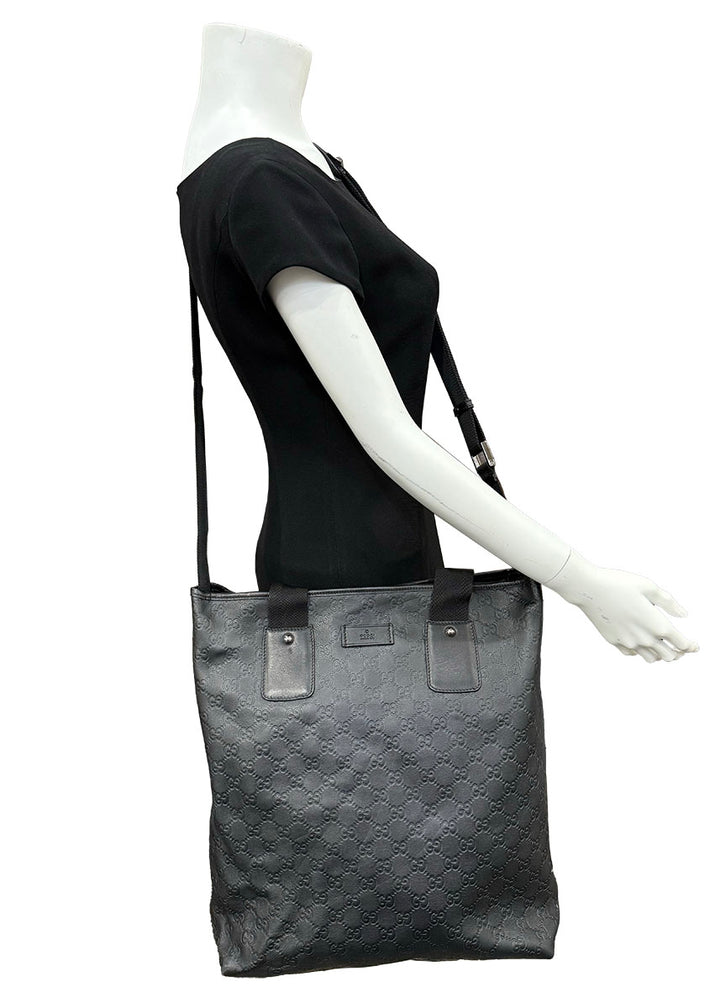 Gucci Guccissima Tote with Shoulder Strap