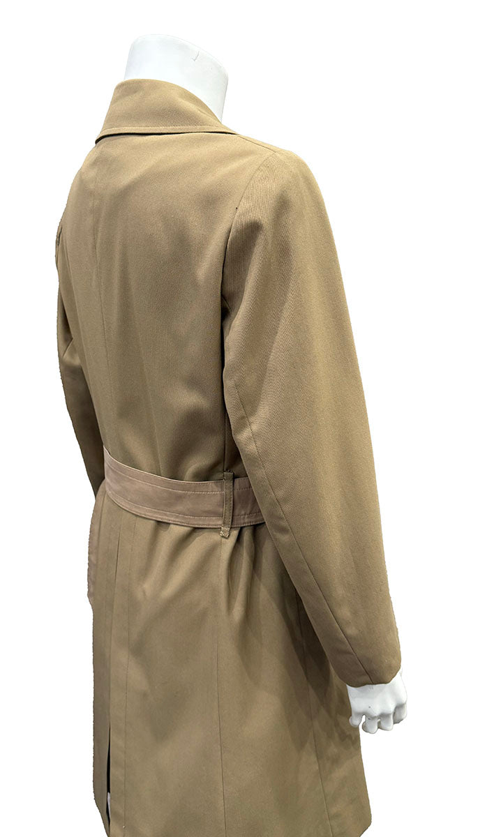 Burberry's Tan Trench Coat - Small