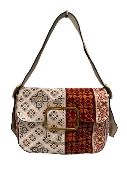 Tory Burch Tapestry Sawyer Handbag