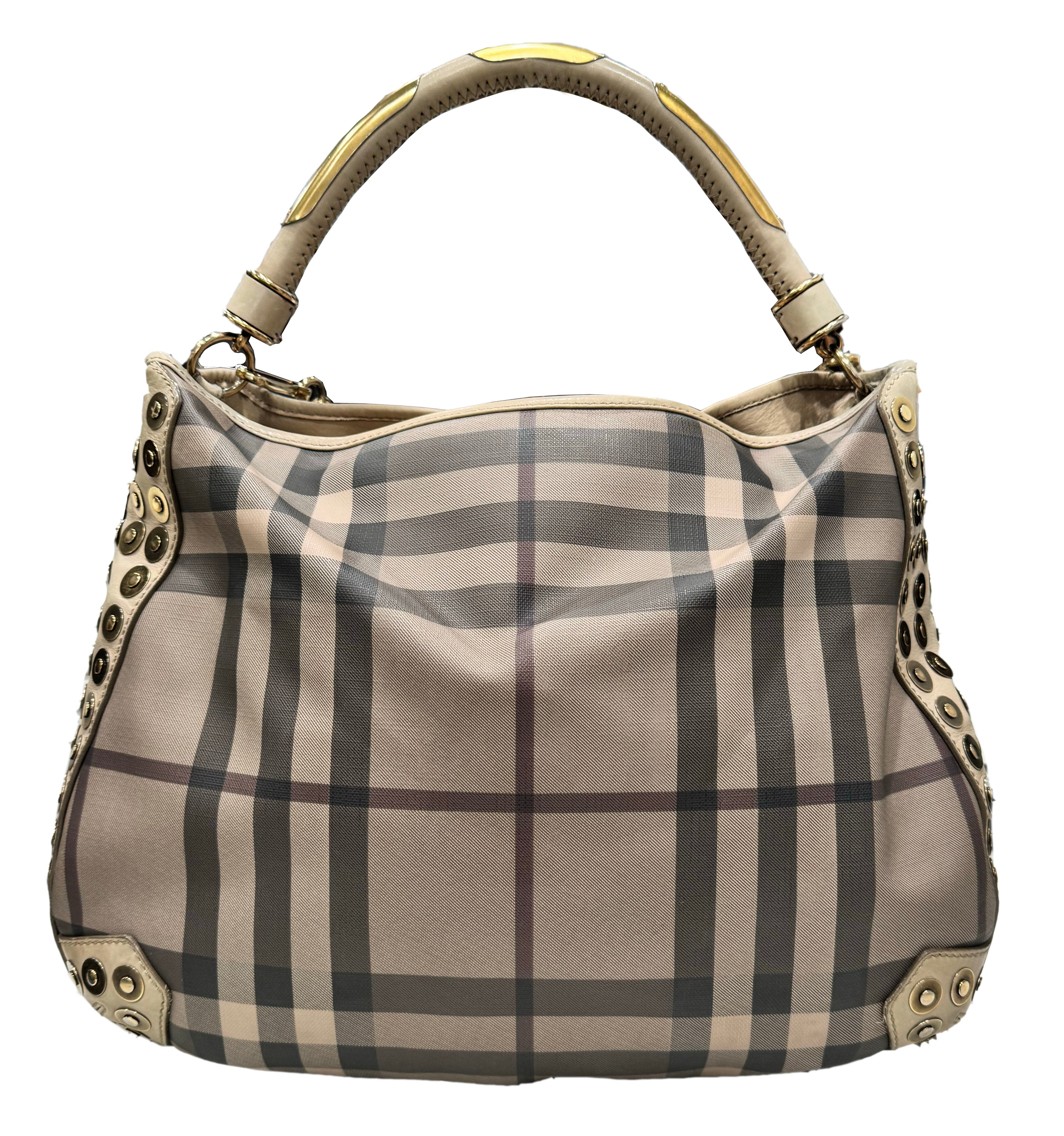 Smoke Burberry outlets Hobo Bag