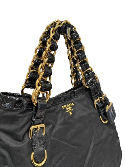 Prada Nylon Chain Shoulder Bag