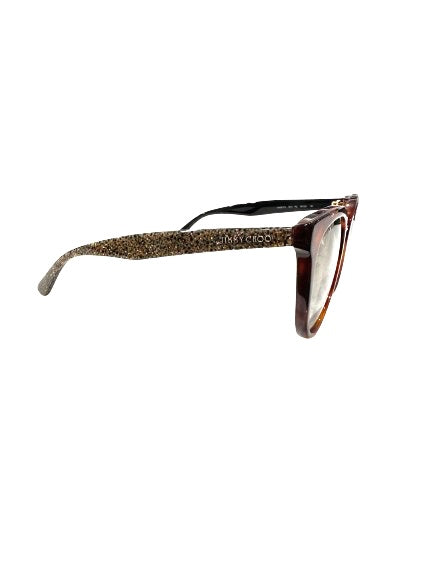 Jimmy Choo Tortoise/Glitter Sunglasses