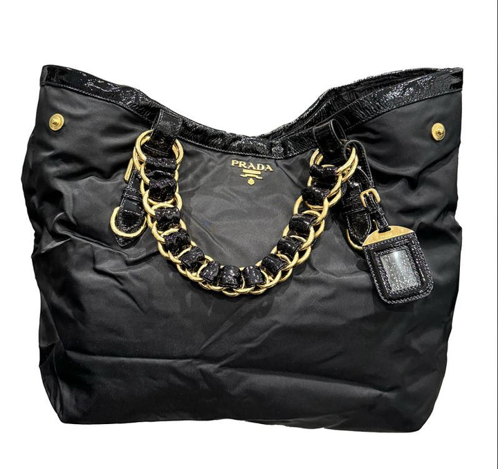 Prada Nylon Chain Shoulder Bag