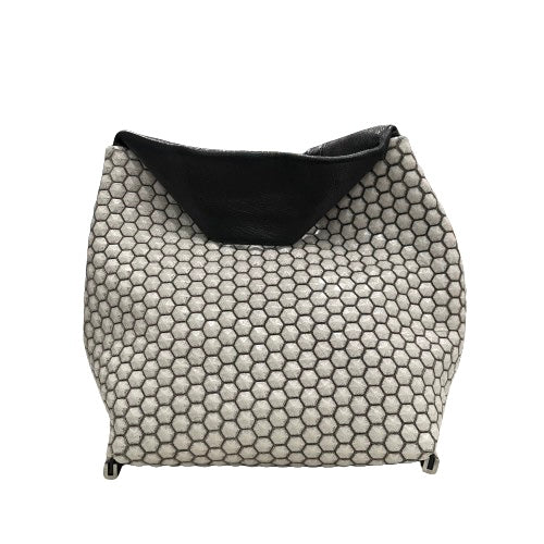 Daniella Lehavi White and Black Mini Crossbody Bag