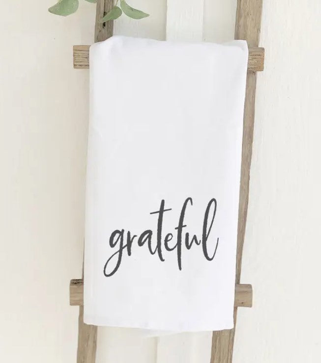 Grateful Cotton Tea Towel