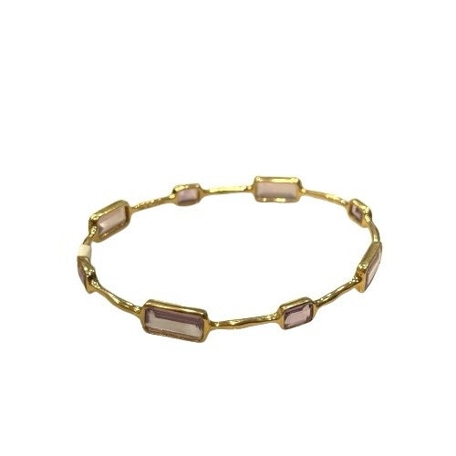 Ippolita 18K Gold & Amethyst Rock Candy Gelato Bangle Bracelet