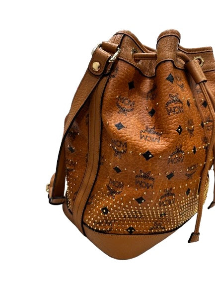 MCM Visetos Bucket Bag