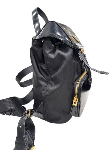 Prada Re-Nylon and Brushed Leather Backpack